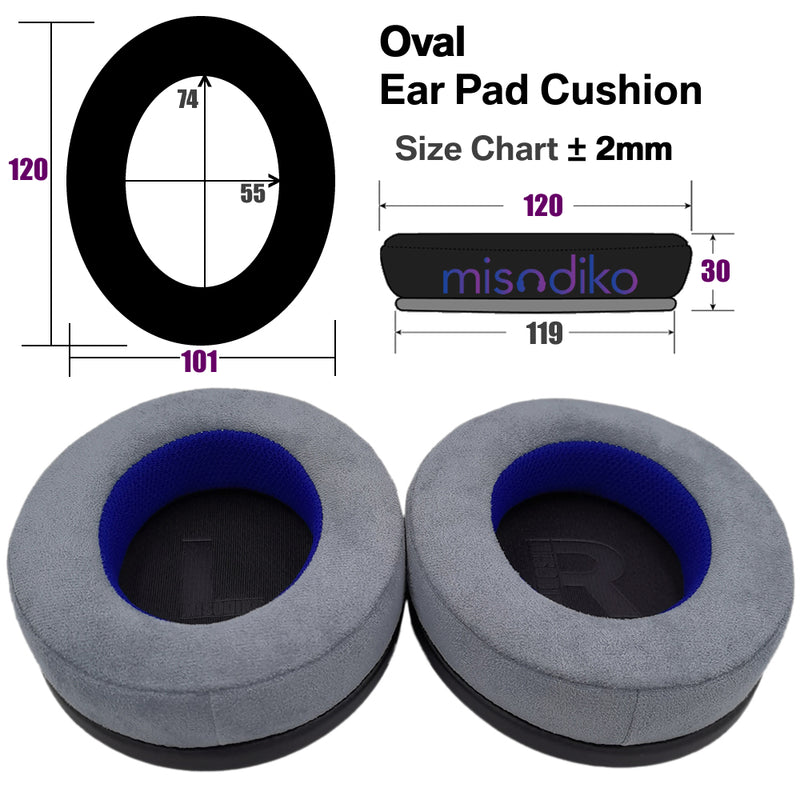 misodiko Upgraded Earpads Replacement for Philips SHP9600 Headphones (Fabric)
