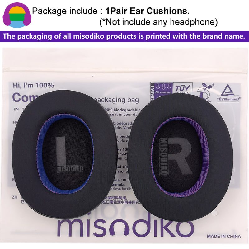 misodiko Upgraded Ear Pads Cushions Replacement for Skullcandy Crusher Wireless / Crusher EVO / Crusher ANC, Hesh 3 / Hesh EVO / Hesh ANC, Venue Wireless ANC Headphones (Cooling Gel)