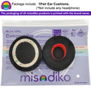 misodiko Upgraded Ear Pads Cushions Replacement for Beats Solo 2 & Solo 3 Wireless On-Ear Headphones (Velour)