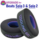 misodiko Upgraded Ear Pads Cushions Replacement for Beats Solo 2 & Solo 3 Wireless On-Ear Headphones (Cooling Gel)