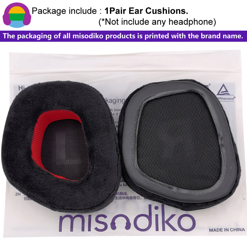 misodiko Upgraded Ear Pads Cushions Replacement for Corsair Void RGB Elite Pro Gaming Headset (Velour)