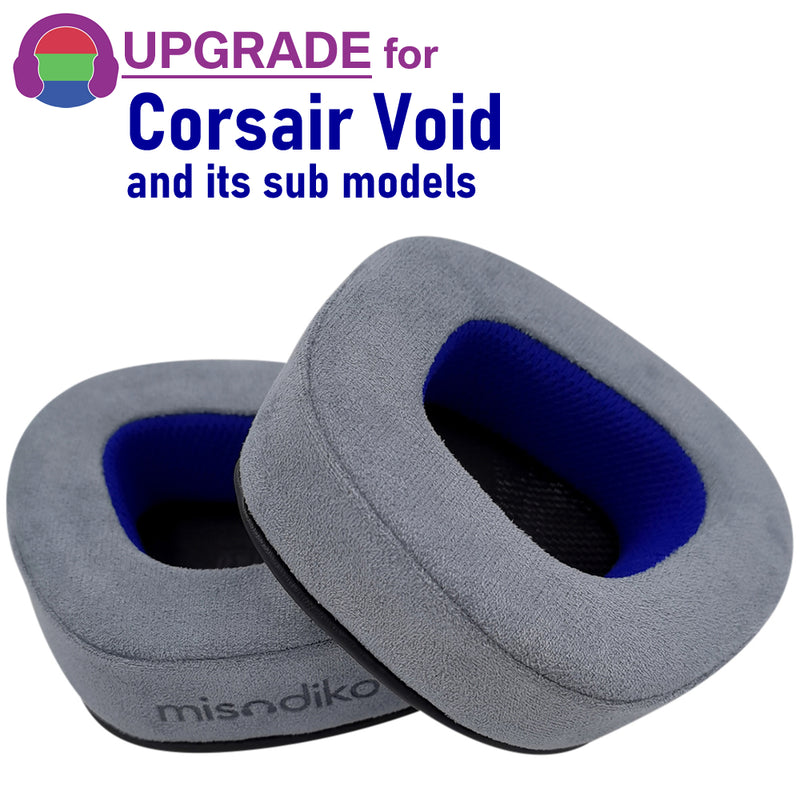 misodiko Upgraded Ear Pads Cushions Replacement for Corsair Void RGB Elite Pro Gaming Headset (Fabric)