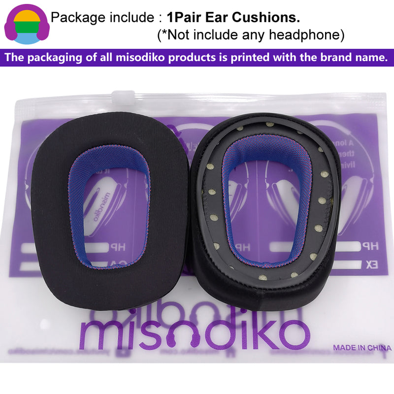[ on sale in June ] misodiko Upgraded Earpads Replacement for Logitech G435, Zone Vibe 100 / 125 / Wireless Headphones (Cooling Gel)