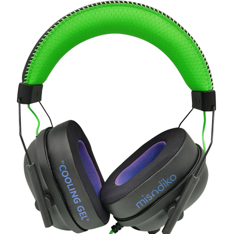 misodiko Cooling Gel Ear Pads Cushions Replacement for Razer BlackShark V2/ X/ Pro,  Logitech G PRO X Gaming Headset