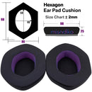 misodiko Upgraded Earpads Replacement XL Cushions for V-MODA Crossfade LP / LP2 / M-100 / Wireless 1 and 2 Headphones (Cooling Gel)