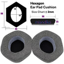 misodiko Upgraded Earpads Replacement XL Cushions for V-MODA Crossfade LP / LP2 / M-100 / Wireless 1 and 2 Headphones (Fabric)