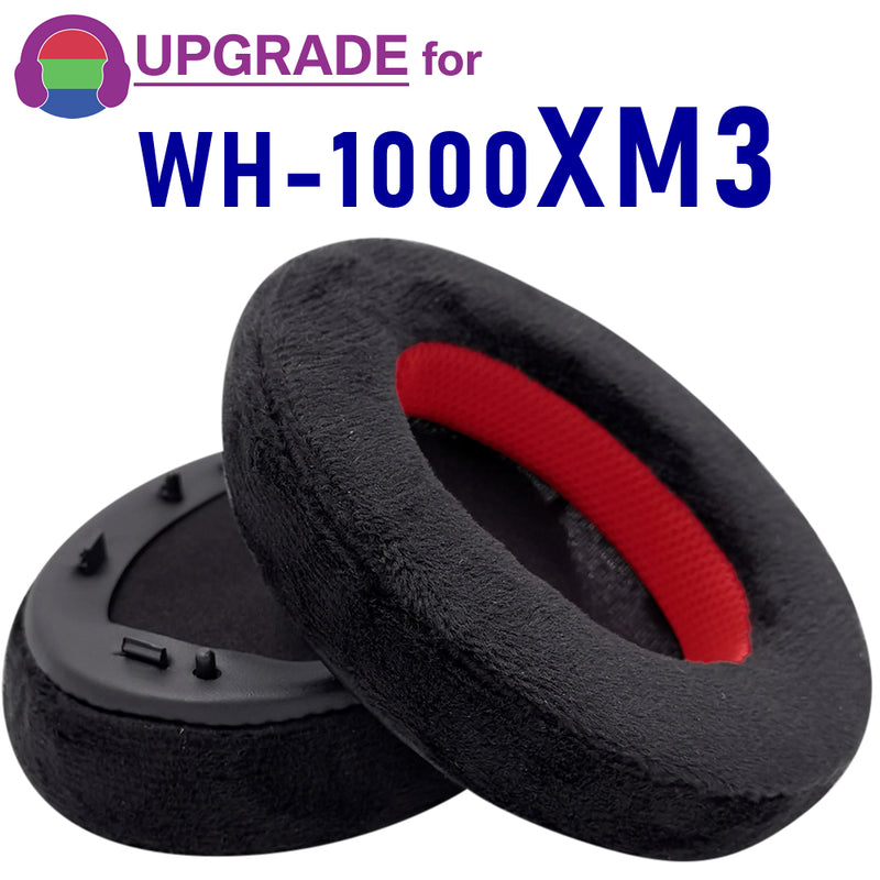 misodiko Upgraded Ear Pads Cushions Replacement for Sony WH 1000XM3 Headphones (Velour)