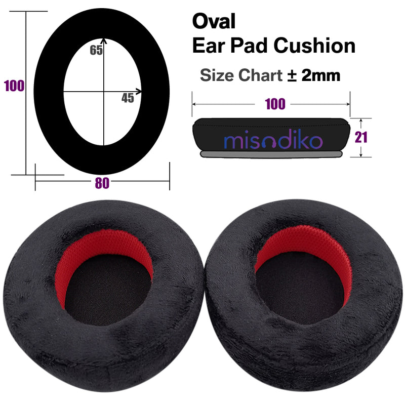 misodiko Upgraded Ear Pads Cushions Replacement for Sony WH 1000XM3 Headphones (Velour)