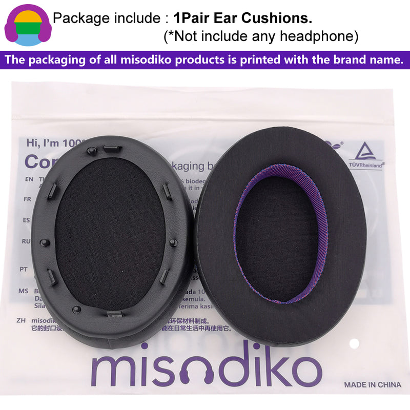 misodiko Upgraded Ear Pads Cushions Replacement for Sony WH 1000XM3 Headphones (Cooling Gel)