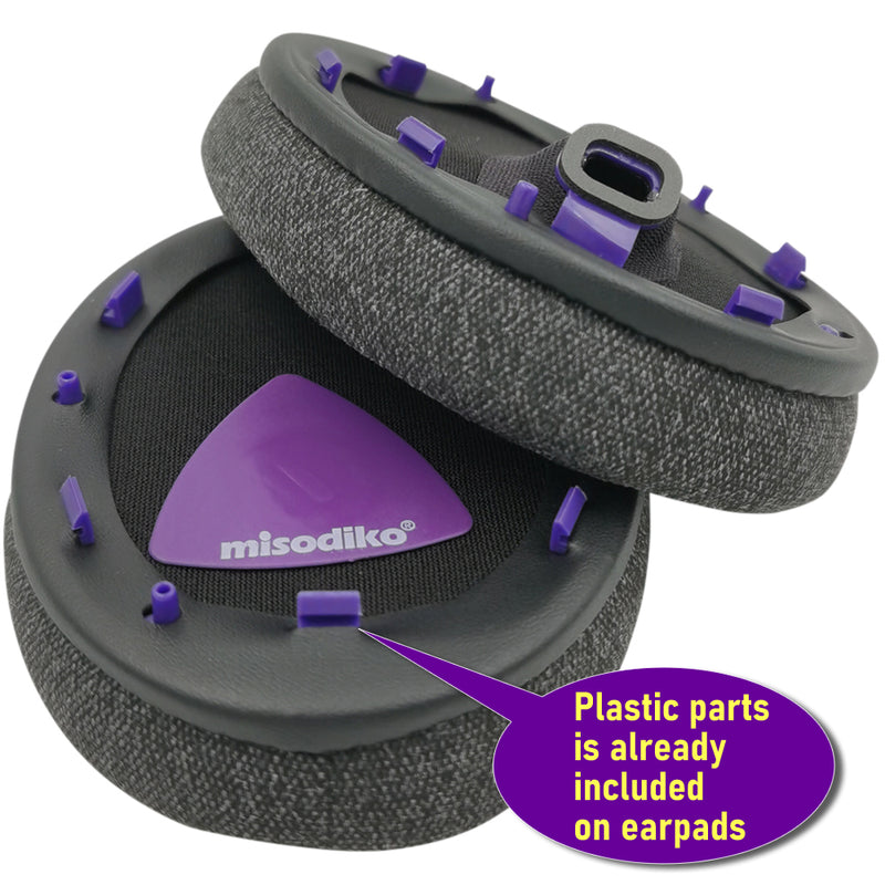 misodiko Earpads Replacement for Sony WH-1000XM4, Headphones Repair Parts Ear Pads Cushions (Fabric)