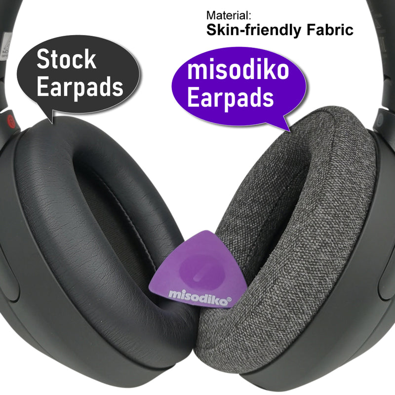 misodiko Earpads Replacement for Sony WH-1000XM4, Headphones Repair Parts Ear Pads Cushions (Fabric)