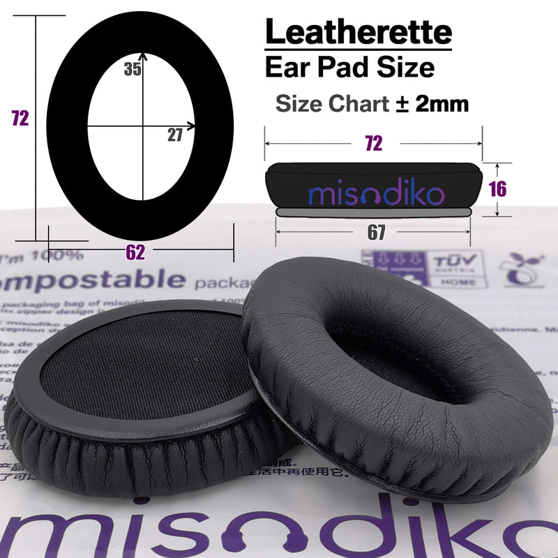 misodiko Ear Pads Replacement for Sennheiser On-Ear Style Headphones Momentum 1.0/ 2.0, HD1