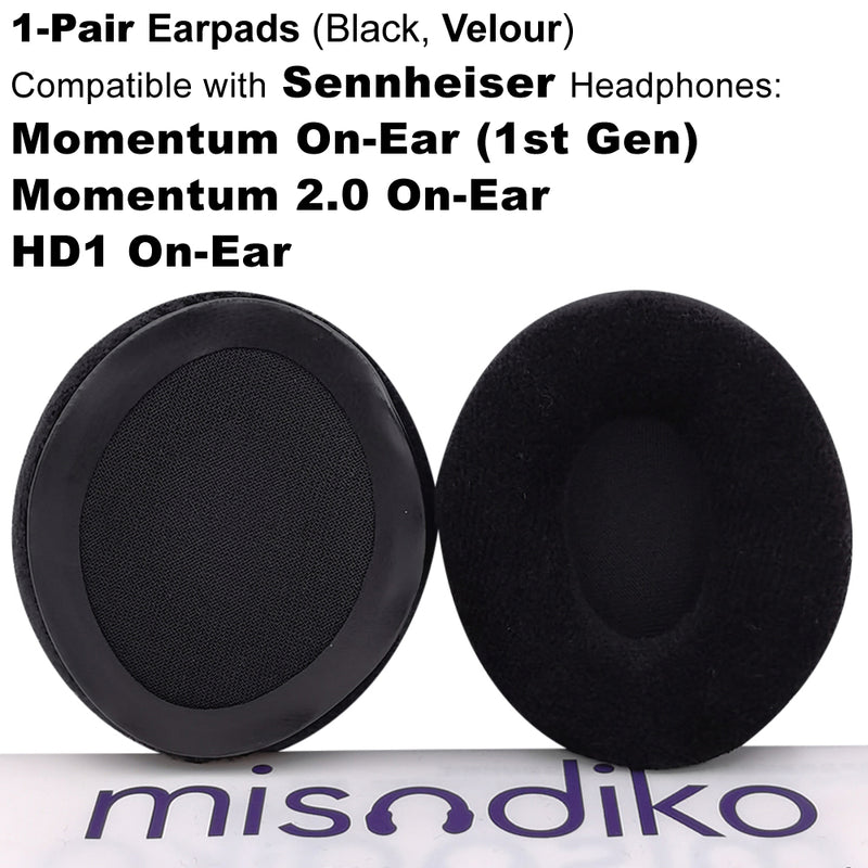 misodiko Ear Pads Replacement for Sennheiser On-Ear Style Headphones Momentum 1.0/ 2.0, HD1