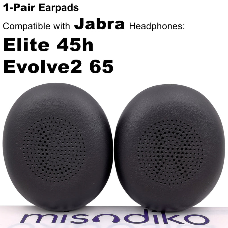 misodiko Earpads Replacement for Jabra Evolve2 65 UC/ MS, Elite 45h Headphones