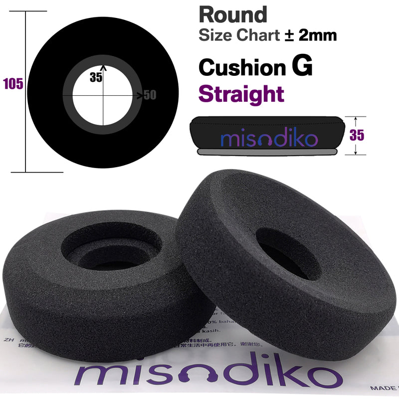 misodiko Foam Earpads Replacement for Grado GS1000i, GS1000e, GS2000e, PS1000, PS1000e Headphones (Cushions G)