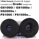 misodiko Foam Earpads Replacement for Grado GS1000i, GS1000e, GS2000e, PS1000, PS1000e Headphones (Cushions G)
