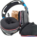 misodiko Stretchable Knit Fabric Earpads Covers Compatible with Beyerdynamic DT 770 880 990 1770 1990 Custom One Pro T1, AKG K240 K270 K280, JVC HARX900 HARX700, Superlux HD668B HD681, SHP9500, Samson SR850 Headphones Ear Cushions Protectors (4Pcs, L)