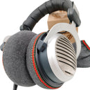 misodiko Stretchable Knit Fabric Earpads Covers Compatible with Beyerdynamic DT 770 880 990 1770 1990 Custom One Pro T1, AKG K240 K270 K280, JVC HARX900 HARX700, Superlux HD668B HD681, SHP9500, Samson SR850 Headphones Ear Cushions Protectors (4Pcs, L)