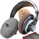 misodiko Stretchable Knit Fabric Earpads Covers Compatible with Beyerdynamic DT 770 880 990 1770 1990 Custom One Pro T1, AKG K240 K270 K280, JVC HARX900 HARX700, Superlux HD668B HD681, SHP9500, Samson SR850 Headphones Ear Cushions Protectors (4Pcs, L)