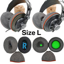misodiko Stretchable Knit Fabric Earpads Covers Compatible with Beyerdynamic DT 770 880 990 1770 1990 Custom One Pro T1, AKG K240 K270 K280, JVC HARX900 HARX700, Superlux HD668B HD681, SHP9500, Samson SR850 Headphones Ear Cushions Protectors (4Pcs, L)