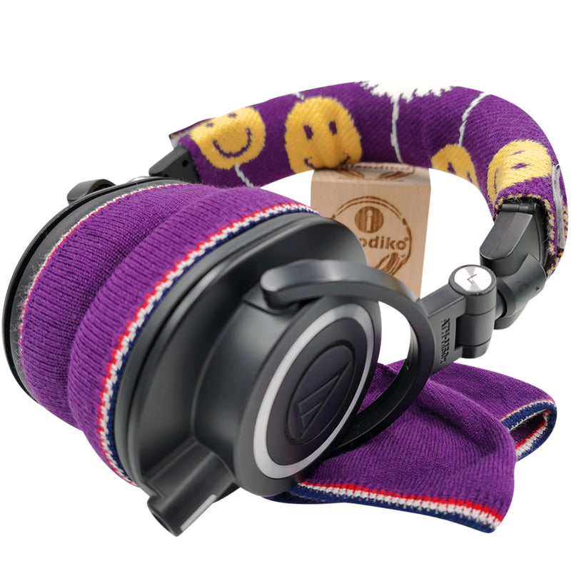 misodiko Stretchable Knit Fabric Earpads Covers for Beats Studio 3/ 2, Bose QuietComfort QC35 QC25 QC2 QC15, ATH -M50X -MSR7 -ANC27, Arctis 3/ 5/ 7/ Pro, HyperX Cloud Silver Alpha Flights Stinger Mix Headphones, Headsets Ear Cushions Protectors (4Pcs, M)