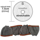 misodiko Stretchable Knit Fabric Earpads Covers for Beats Solo 3/ 2, Solo hd, MIXR, EP/ Bose OE2 OE2i, SoundLink SoundTrue On-Ear, QC3/ Skullcandy Grind, Uproar/ Sennheiser Momentum 1.0 2.0 HD1 On-Ear Headphones, Headsets Ear Cushions Protectors (4Pcs, S)