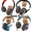 misodiko Stretchable Knit Fabric Earpads Covers for Beats Solo 3/ 2, Solo hd, MIXR, EP/ Bose OE2 OE2i, SoundLink SoundTrue On-Ear, QC3/ Skullcandy Grind, Uproar/ Sennheiser Momentum 1.0 2.0 HD1 On-Ear Headphones, Headsets Ear Cushions Protectors (4Pcs, S)