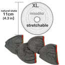 misodiko Stretchable Knit Fabric Earpads Covers Compatible with AKG K550 K551 K553 MK II K701 Q701, ATH AD1000X AD2000X, Razer Thresher ManOWar Nari Kraken Pro V2, GRADO PS1000 PS2000e GS1000 GS2000e GS3000e Headphones Ear Cushions Protectors (4Pcs, XL)