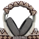 misodiko Sweater knitting Headband Protector Cover Compatible with Most Headphones - HyperX Cloud II Core Silver Alpha Revolver S, Corsair HS70 HS60 HS50 HS75 Virtuoso, Beyerdynamic T1 DT240 DT770 DT880 DT990 Pro Custom, Audio Technica ATH M50x MSR7 M40x