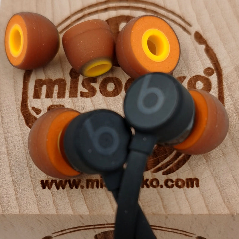 misodiko Mix460 Earbuds Tips - for Jaybird X4, X3, X2, BlueBuds X, Freedom 2 F5/ Beats Powerbeats Pro, 3, 2, 1, BeatsX, Tour/ Mpow/ 1More/ Sony MDR-XB55AP XB75AP EX650AP EX155AP EX255AP EX15AP EX15LP- Replacement In-Ear Earphones Eartips (3-Pairs)