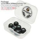 misodiko TWS-OV6336 Upgraded Oval Memory Foam Eartips Replacement for Samsung Galaxy Buds Pro, Jabra Elite 85t True Wireless Earbuds Ear Tips (3Pairs)